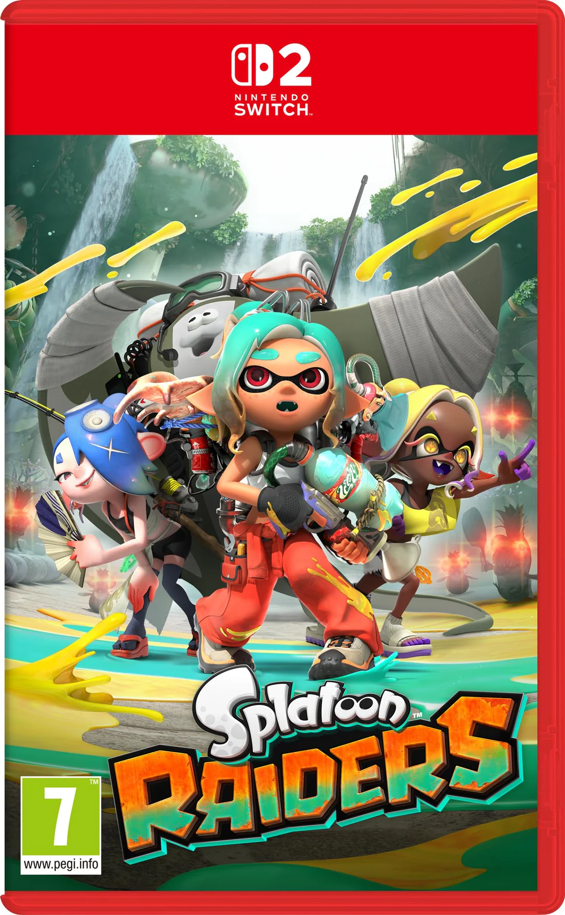 Splatoon Raiders Nintendo Switch 2 box art