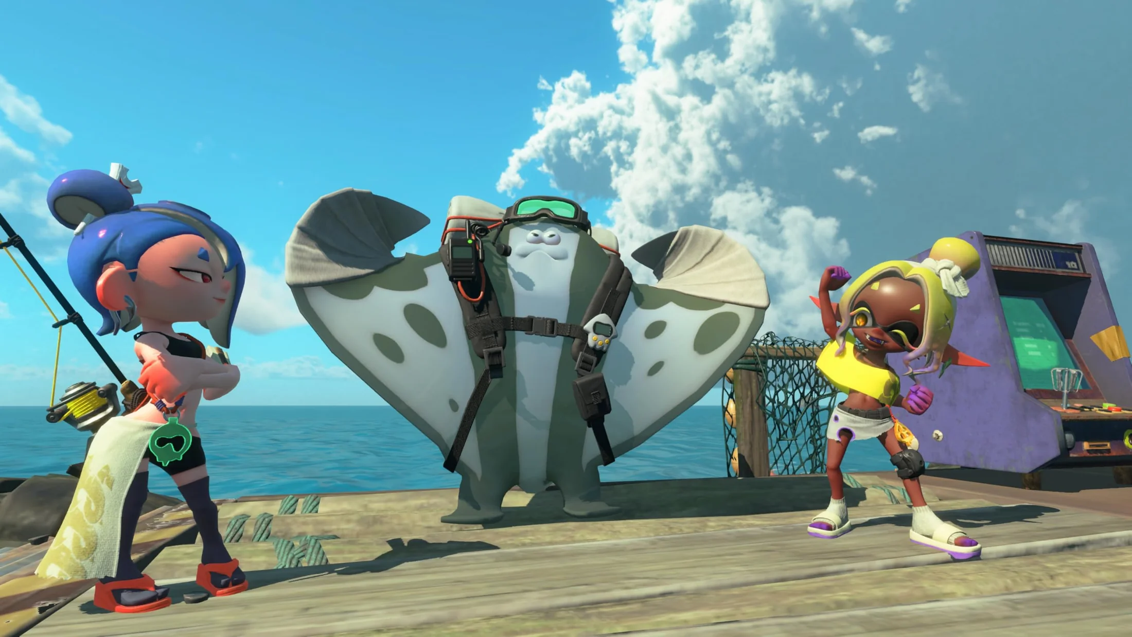 Deep Cut trio Shiver, Big Man and Frye appear in both Splatoon 3 and Splatoon Raiders