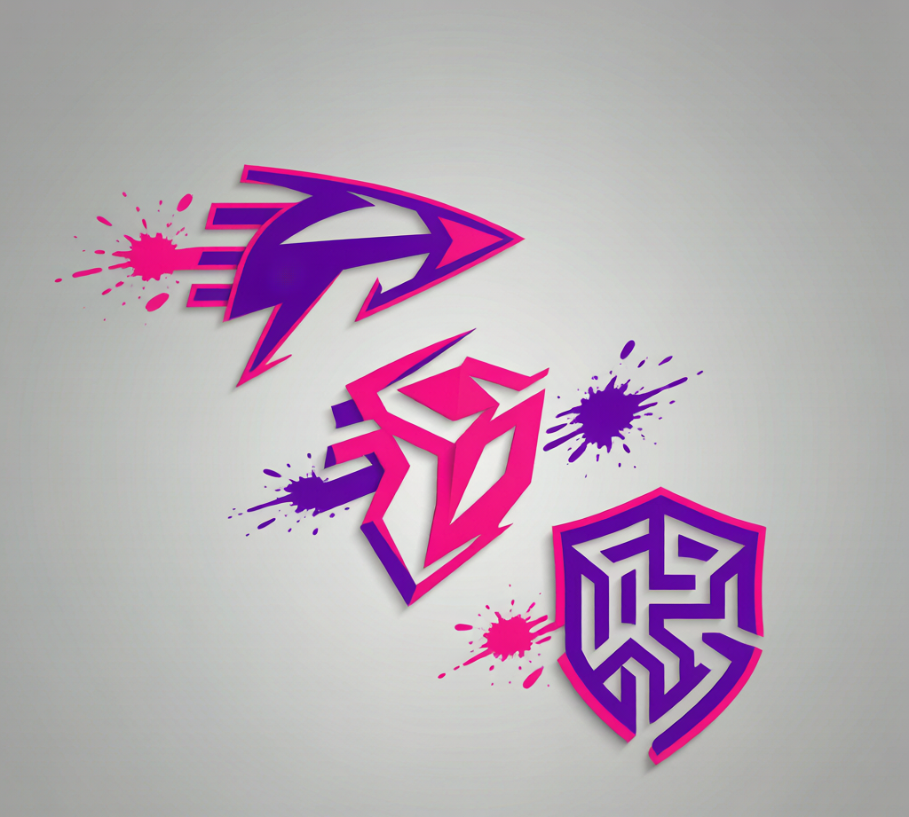 Original illustration: Speed, Power and Tactical tank emblems for Splatoon Raiders builds